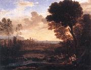 Claude Lorrain Landscape with Paris and Oenone fdg oil painting artist